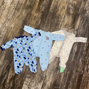 Set of footie pajamas 3M boy